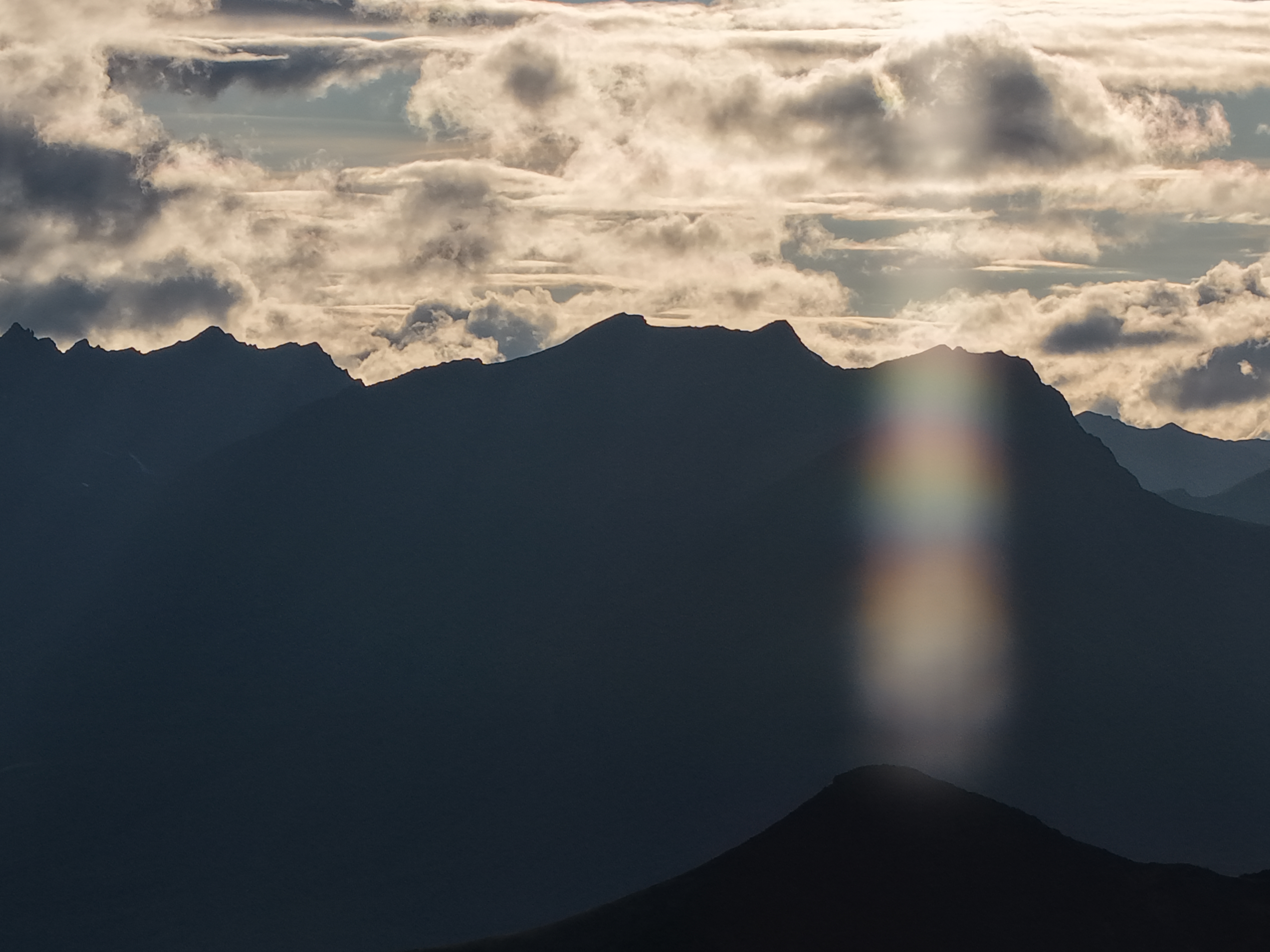 Not every hike needs to end like this, an evening view I had captured outside the park boundary